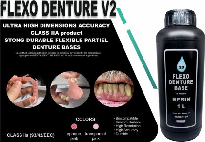 FLEXO DENTURE BASE - СМОЛА ЗА ПРИНТЕР 500 ML.